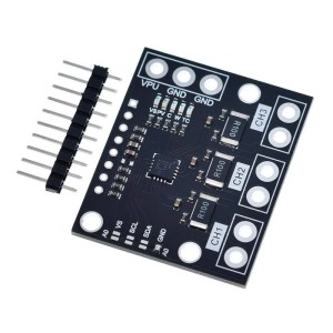 Модуль измерения тока и напряжения INA3221 (3 канала, I²C)