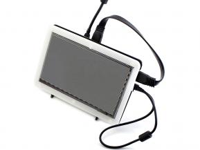 Дисплей сенсорный 7" 1024x600 IPS HDMI с корпусом от Waveshare