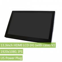 Дисплей 13.3" HDMI (H) V2 с тачем, IPS 1920x1080 в корпусе от Waveshare