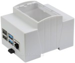 Корпус на DIN-рейку для Raspberry Pi 4