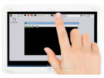 7.0" Дисплей сенсорный 1024x600 IPS HDMI с корпусом от Waveshare