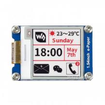 Трьохкольоровий Waveshare E-Ink модуль дисплея 1.54" 200x200