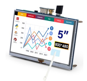 5" 800x480 HDMI TFT сенсорний дисплей для Raspberry Pi від Elecrow