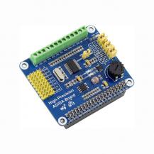 Шилд прецизионного АЦП/ЦАП для Raspberry Pi от Waveshare