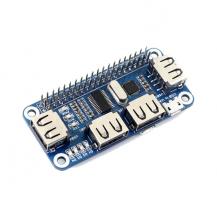 4-х портовый USB HUB HAT для всех моделей Raspberry Pi от Waveshare