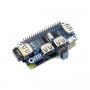4-х портовый USB HUB HAT для всех моделей Raspberry Pi от Waveshare