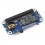 Коммуникационный GSM/GPRS/GNSS/Bluetooth HAT шилд для Raspberry Pi от Waveshare
