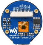 1.28" 240×240 РКІ кольоровий сенсорний дисплей 65K (SPI+I2C інтерфейс) від Waveshare