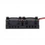 Радіатор з подвійним вентилятором для охолодження Raspberry Pi 4