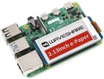 Дисплей трехцветный Waveshare E-Ink HAT 2.13" 250x122 для Raspberry Pi