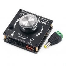 Аудіо підсилювач ZK-502H 2х50Вт c Bluetooth v5.0 (TPA3116D2, D клас)