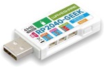 Контроллер в формате флешки Waveshare RP2040-GEEK 4МБ с дисплеем