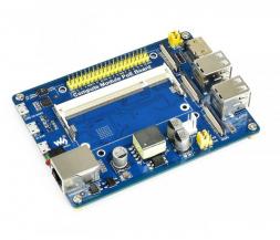 Базовая плата GPIO c PoE для модулей Raspberry Pi CM3/CM3L/CM3+/CM3+L от Waveshare