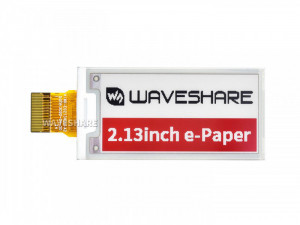 Дисплей трьохкольоровий Waveshare E-Ink 2.13" 212x104 (білий, чорний, червоний)