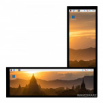 7.9" IPS HDMI сенсорний дисплей 400х1280 від Waveshare