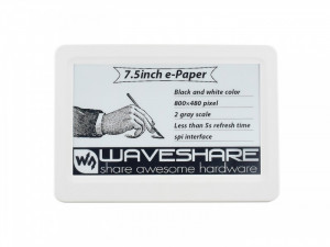 7.5" E-Ink дисплей монохромный Waveshare 800х480 e-Paper, NFC-Powered