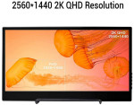 11.6" Ультратонкий портативний дисплей 2K 2560x1440 HDMI (з VESA)