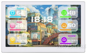7" USB IPS монитор "второй экран 1024×600 от Waveshare