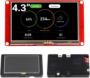 4.3" SmartView дисплей HMI ESP32 480x272 RGB TFT LCD Touch Screen с корпусом (некондиция)