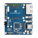 Базовая плата для Raspberry Pi CM4 со сдвоенным Gigabit Ethernet 5G/4G