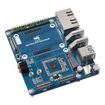 Базовая плата для Raspberry Pi CM4 со сдвоенным Gigabit Ethernet 5G/4G