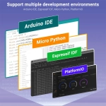 2.1" круглый сенсорный HMI IPS дисплей 480*480 c ESP32-S3 и поворотной ручкой от Elecrow CrowPanel