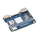 Базовая плата для Raspberry Pi Compute Module 4 Lite/eMMC с 8МП камерой от Waveshare