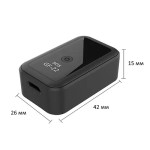 Миниатюрный GPS трекер GF-22 с магнитом (черный)