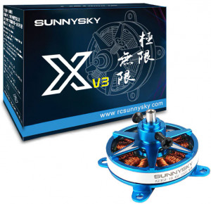 Мотор SunnySky X Series V3 X2302 V3 KV1500