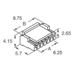 Корпус роз'єму JST-GH 6pin