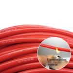 Кабель 12AWG в силиконовой изоляции 50см (красный)