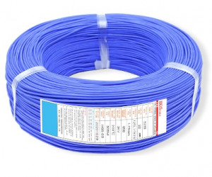 Кабель 22AWG в силіконовій ізоляції 50 см (синій)