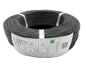 Кабель 20AWG с усиленной силиконовой изоляцией 50 см (черный)