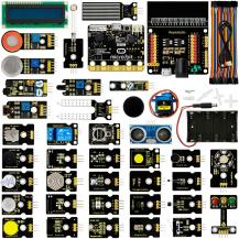 Стартовый набор Micro:Bit с 37 модулями датчиков от Keyestudio (контроллер Micro:bit V2 в комплекте)