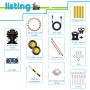 Micro:Bit Smart робо-платформа V2.0 від Keyestudio (без контролера)
