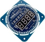 LED-годинник на DS1302 з аналогової стрілкою і датчиком температури DS18B20