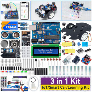 Стартовый набор SunFounder Starter Kit 3в1 для Arduino Uno (Средний уровень)