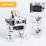 Набор для сборки Raspberry Pi Robot Kit (PiSloth) для начинающих