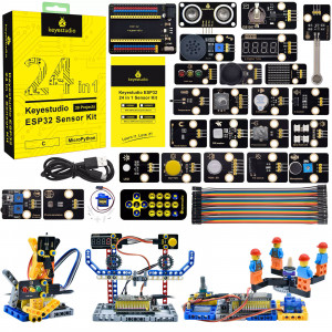 Навчальний набір Keyestudio Sensor Starter Kit ESP32 24 в 1