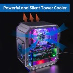 Корпус Pironman Raspberry Pi 4 с активным охлаждением, M.2 SATA SSD адаптером, OLED дисплеем, ИК приемником и кнопкой включения