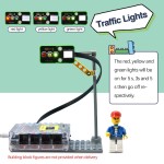 Розумний набір керування дорожнім рухом "Keyestudio Kidsbits Intelligent Traffic System Kit" на Arduino (сумісний з Lego)