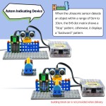 Розумний набір керування дорожнім рухом "Keyestudio Kidsbits Intelligent Traffic System Kit" на Arduino (сумісний з Lego)