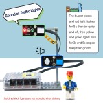 Розумний набір керування дорожнім рухом "Keyestudio Kidsbits Intelligent Traffic System Kit" на Arduino (сумісний з Lego)