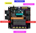 Светодиодный Куб RGB 4x4x4 от Keyestudio (голосовое управление, поддержка C++ /Scratch)