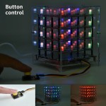 Светодиодный Куб RGB 4x4x4 от Keyestudio (голосовое управление, поддержка C++ /Scratch)