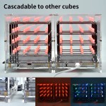 Светодиодный Куб RGB 4x4x4 от Keyestudio (голосовое управление, поддержка C++ /Scratch)
