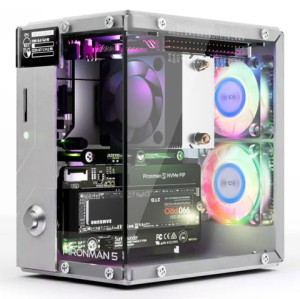 Корпус Pironman 5 с модулем NVMe M.2 SSD PCIe для Raspberry Pi 5