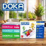 Конструктор электронный Doka "Собираем радио" (6 схем)