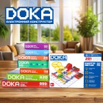 Конструктор электронный Doka "Энергия звуков" (201 схема)