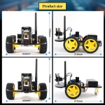 Повнопривідна робоплатформа ESP32 Car Kit з камерою від Keyestudio